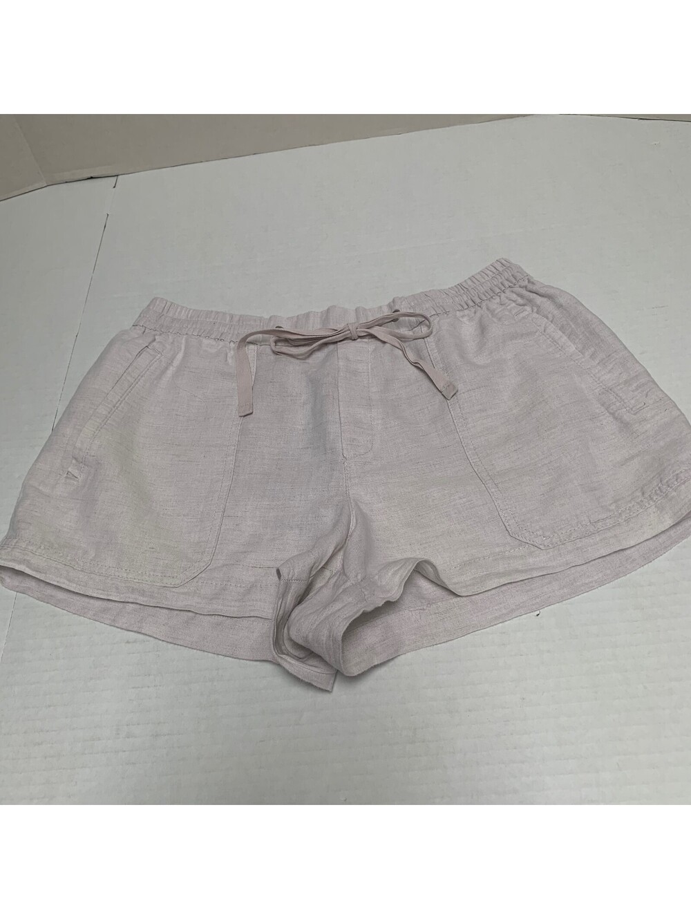 Gap Beige Linen Shorts Size Medium Woman